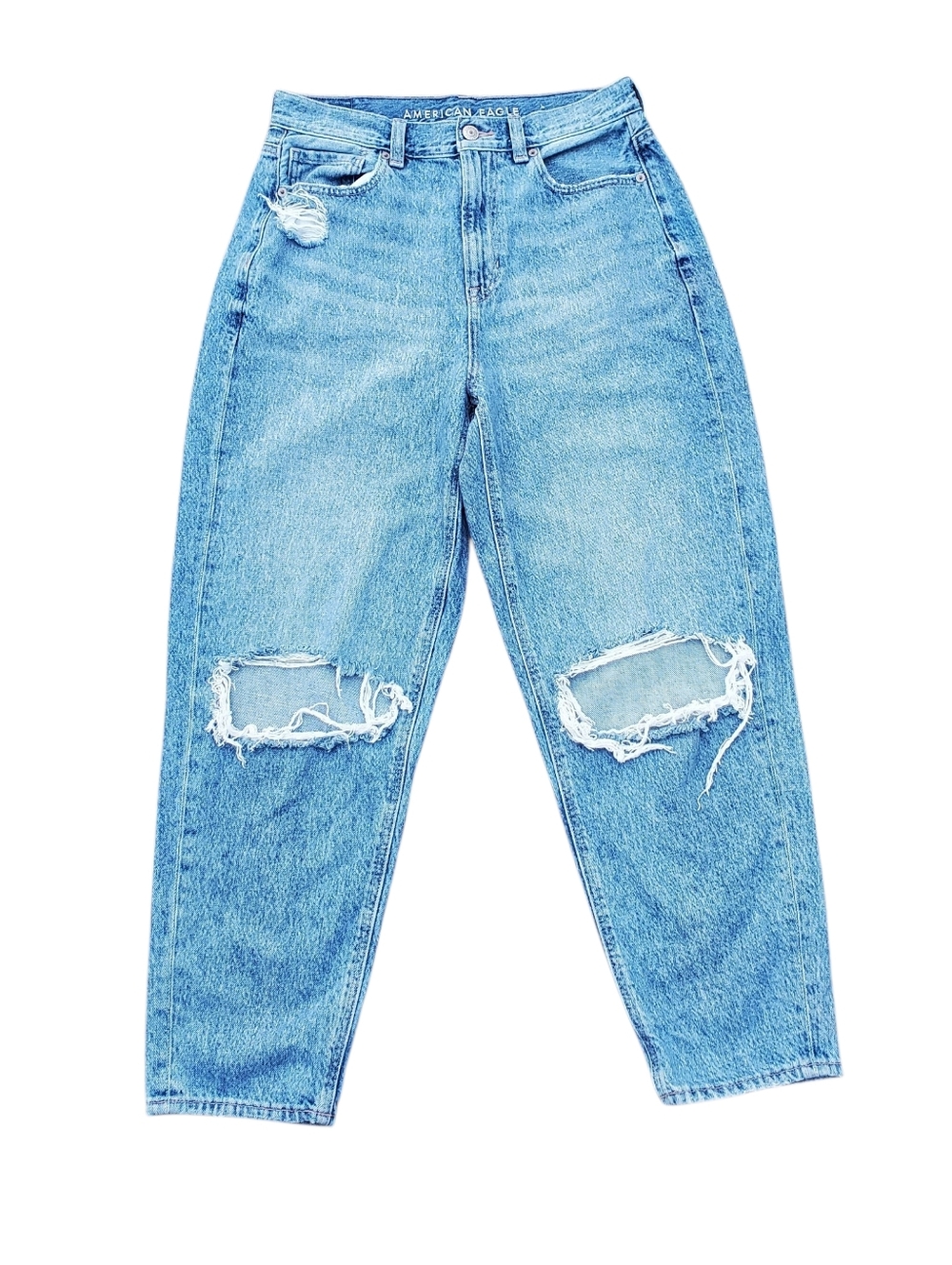 American Eagle Size 8 High-Waisted Relaxed Mom Jean - Picture 4 of 13